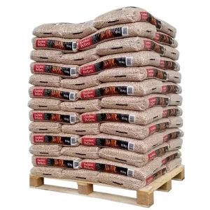 Ausgezeichnete Pellets – Palette mit 65 Säcken à 15 kg